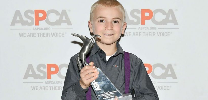 7-Year-Old ‘Kid Of The Year’ Gets Honored by ASPCA After Rescuing More Than 1,300 Dogs