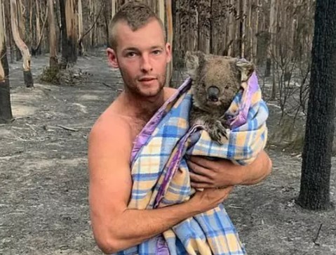 Young Hunter Risks His Life To Rescue Loads Of Koalas From Deadly Bushfires
