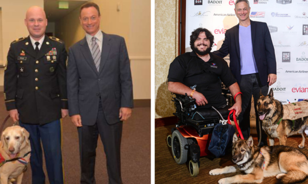 Gary Sinise Takes Initiative To Bring Veteran Dogs To The Forefront On Veteran’s Day