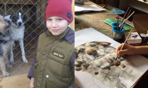Extremely Talented 9-Year-Old Artist Paints Custom Pet Portraits In Exchange For Shelter Supplies