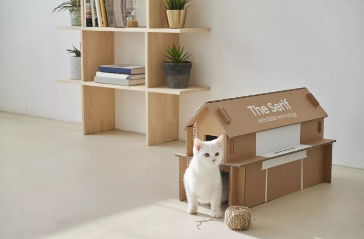 Samsung’s New TV Packaging Can Be Transformed Into A Cat House