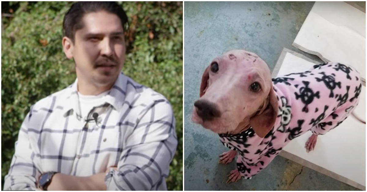 Man Saves Furless Dog While Four-Wheeling, Reunites With Her A Year Later