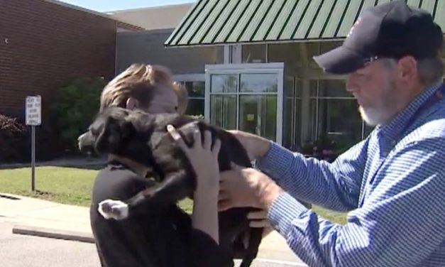 Family Camps Out At Animal Shelter For 27 Hours To Adopt This Dog