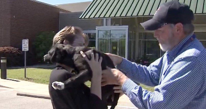 Family Camps Out At Animal Shelter For 27 Hours To Adopt This Dog