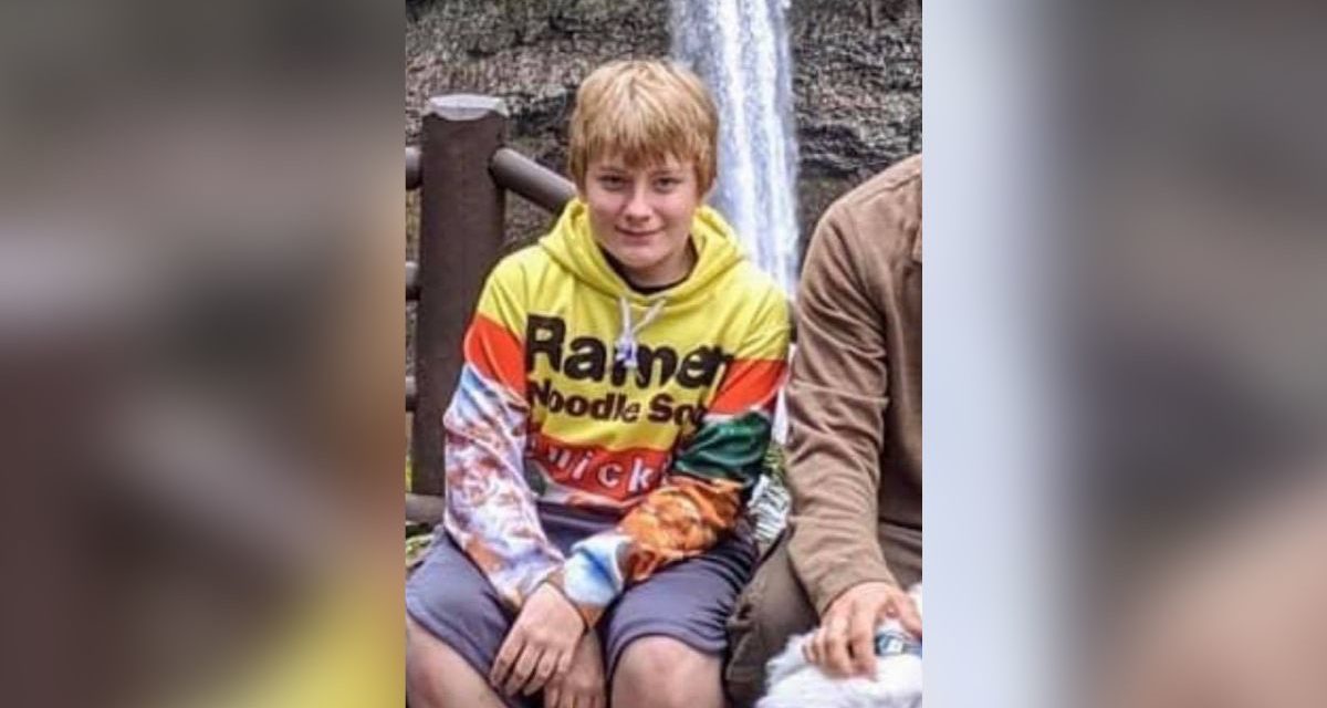 A young boy was found dead with his dog in his lap after trying to escape Oregon wildfire